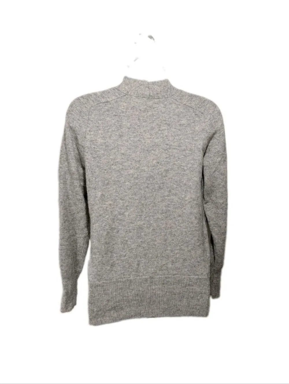 J. Crew V Neck Pullover Sweater S Wool Cashmere Minimalist Quiet Luxury 2500